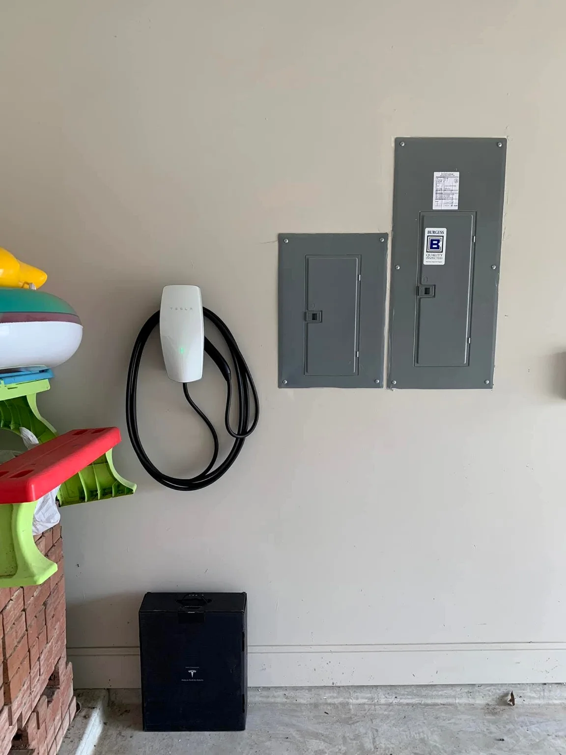 Tesla wall connector installation