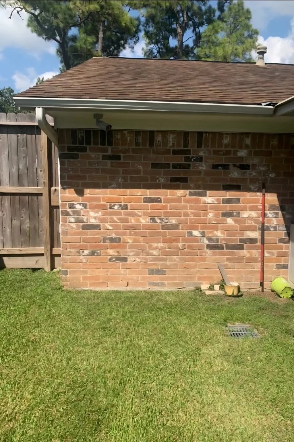 Home before standby generator installation
