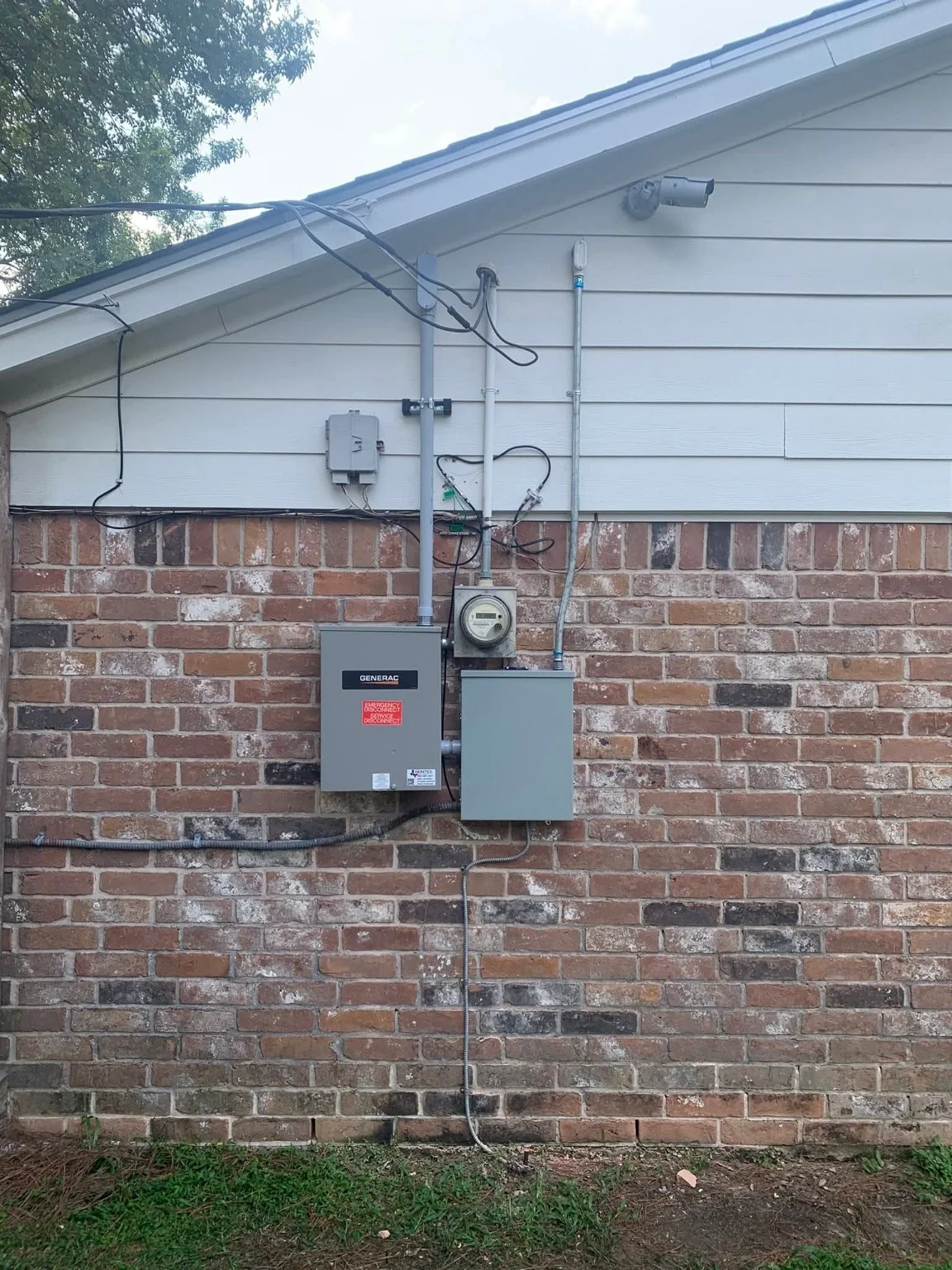 Meter and electrical equipment after upgrade