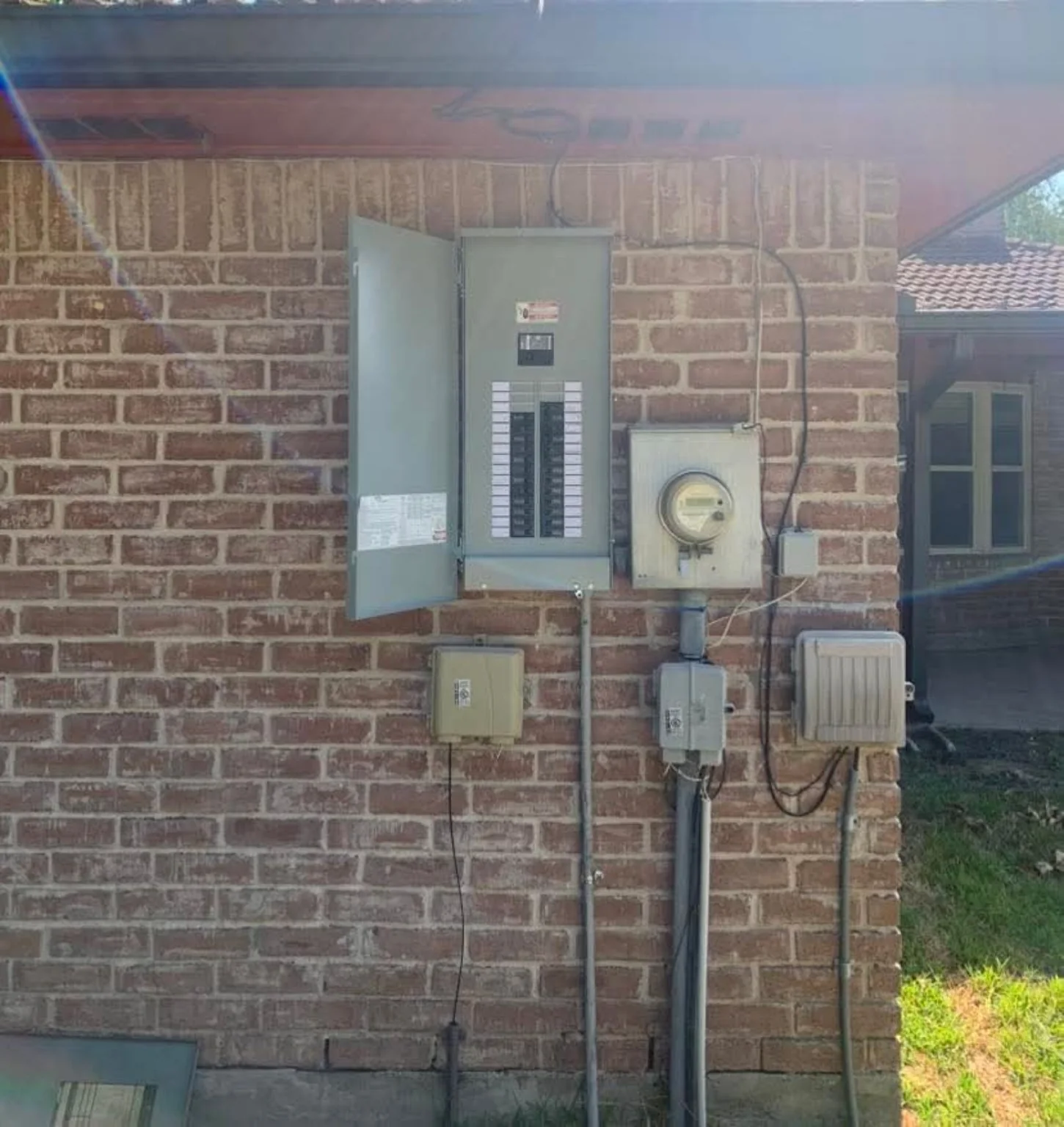 Electrical service after upgrade