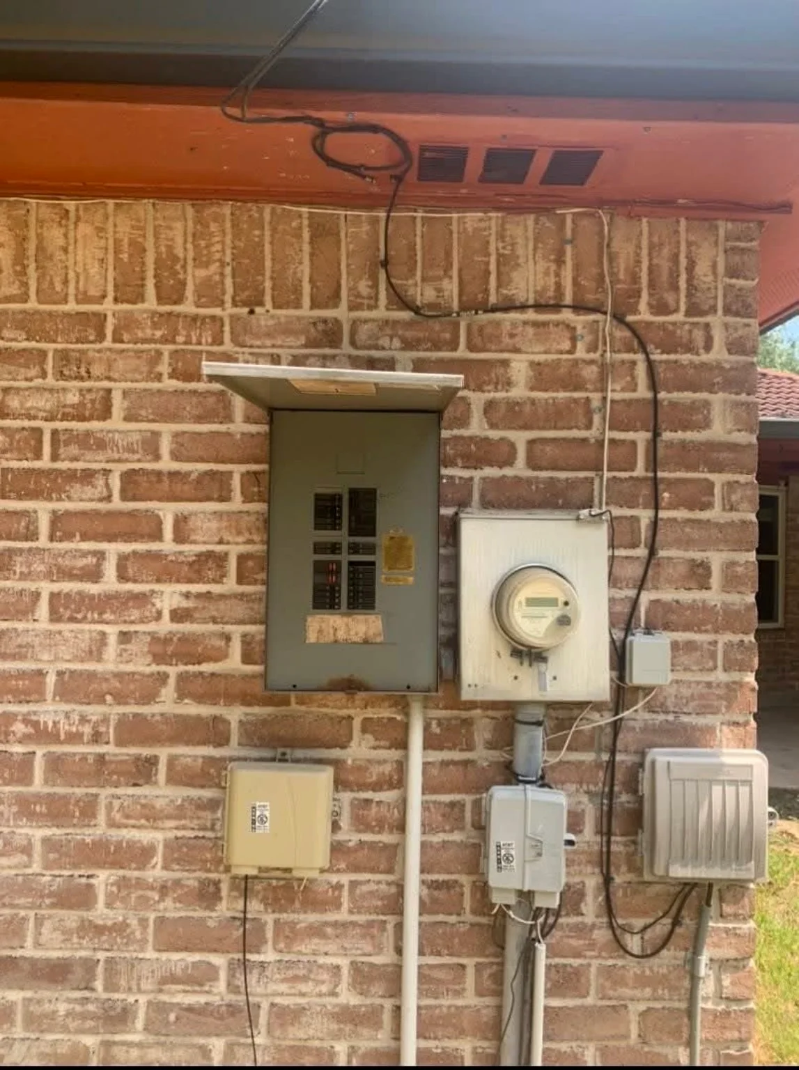 Electrical service before upgrade